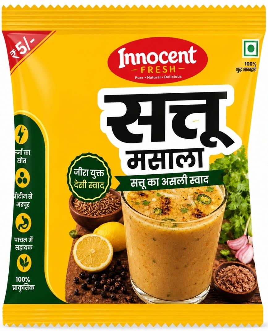 Innocent Fresh Sattu Masala ₹5 MRP (Pack of 30)