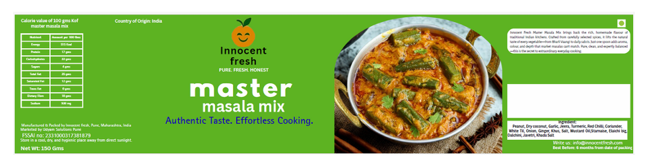 Master Masala Mix | All-in-One Traditional Indian Spice Blend