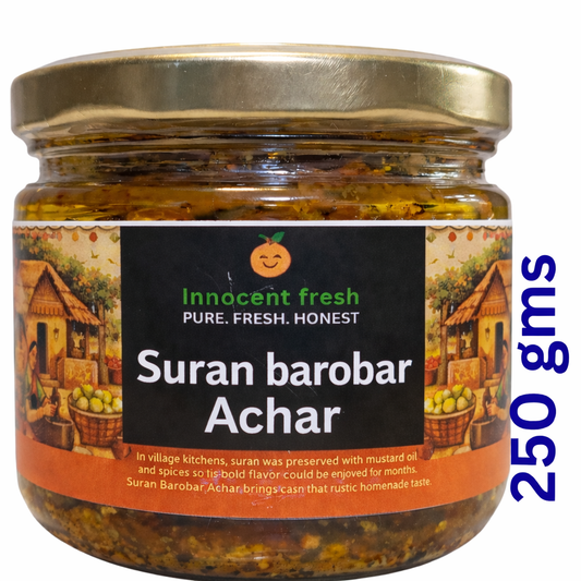 Suran Barobar achar